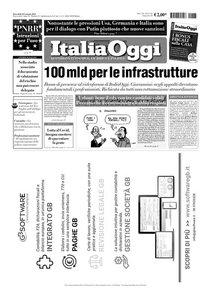 Italia oggi : quotidiano di economia finanza e politica